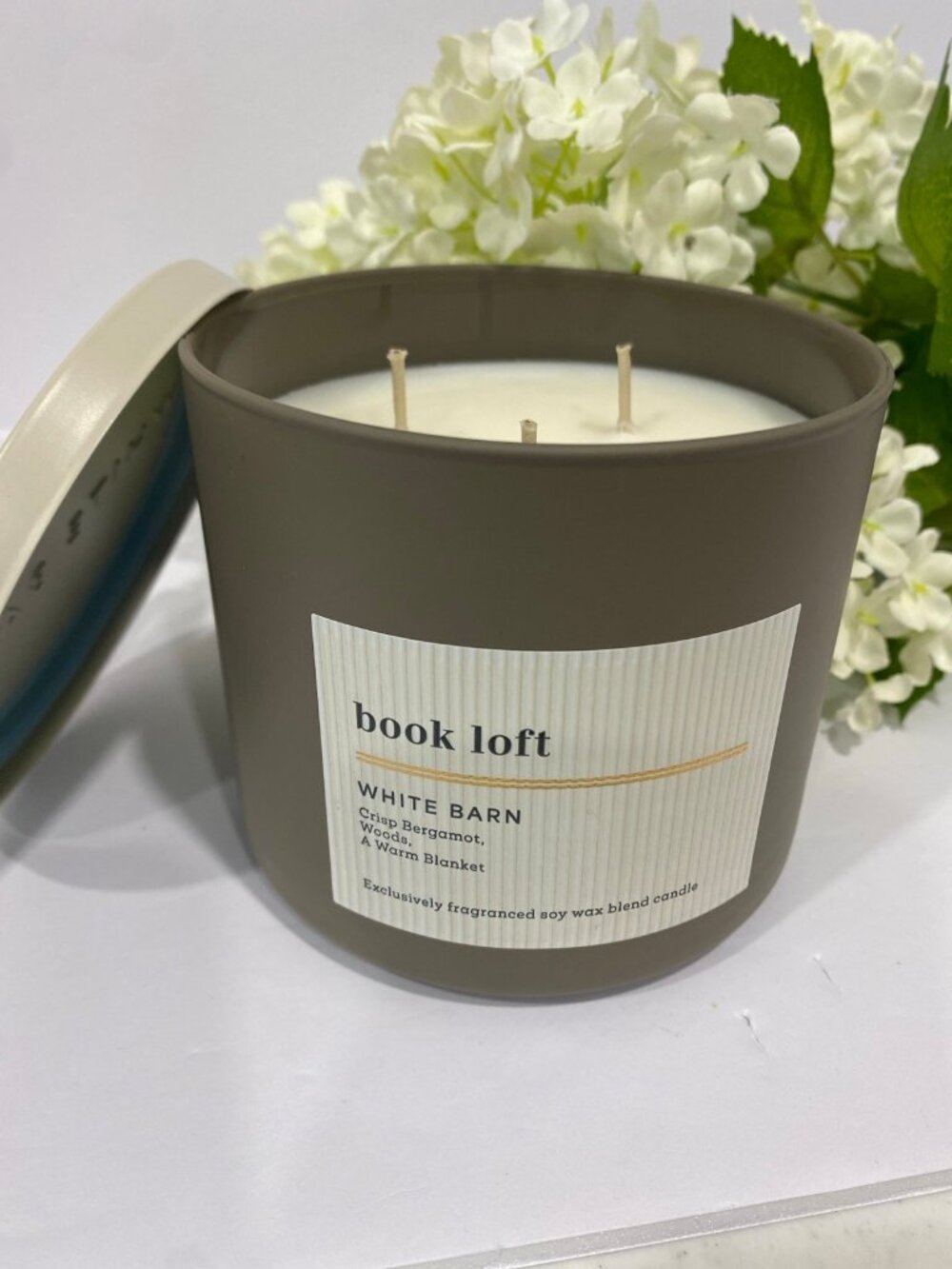 “Book Loft” Bath & Body Works NEW 3 Wick Candle